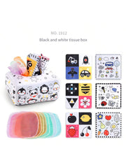 Tissue box toy babies